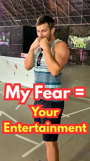 75K views · 1.4K reactions | I don’t do horror well…as you can see  And the it only keeps getting better the further in I go  *Throwback to 2019 when I was somehow convinced to go through a haunted VR maze. **They said they’d do a BOGO if I’d do it after my friend went first, so at least my trauma was free. Please don’t judge me…too hard 藍 #halloween #scared #horror #VR #hauntedmaze #comedy | Derek Yates | Facebook