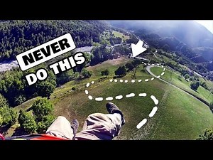 Avoid this #1 DANGEROUS MISTAKE when landing your paraglider!