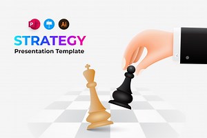 Free Animated PowerPoint Strategy Infographics