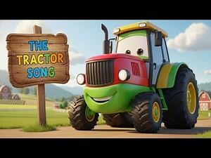 The Green Tractor Song for Kids | Tractor Tractor – Fun Farm Animals & Vehicle Rhyme!