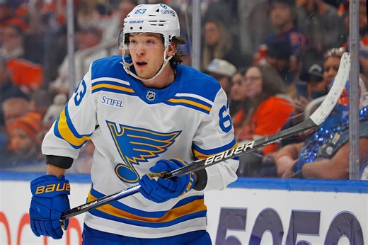 Jake Neighbours' Ice Time Continues To Decrease As His Struggles For Blues Prolong