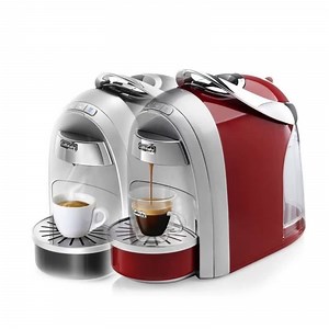 Caffitaly Diadema machine: featuring maximum ease of use and equipped with an automatic drink dispensing system. Available in 2 different colors: Black/Silver and Red/Silver > caffitaliano.com Available functions: espresso, caffè crema, drip american filter coffee, tea, infusions.... | Caffitaly Lebanon