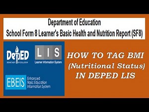 LIS-BMI TAGGING (Nutritional Status)