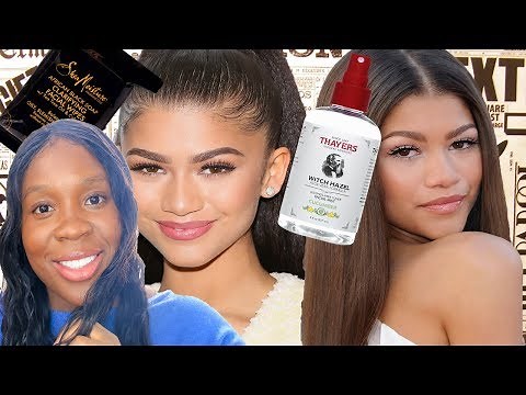 I tried ZENDAYA skincare routine! Zendaya Night time Routine! ZENDAYA skincare routine REVIEW