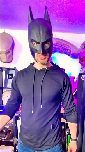 I Made A Batman Mask With Cardboard! #batman #epiccardboardprops