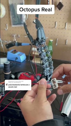 Arduino robotic tentacle #arduino #arduinoproject #robotica