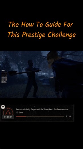 Quick TIPS For the Wood Axe Finisher Execution on Priority Targets.. #halloweenthegame #shorts