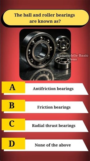 The ball and roller bearings are known as?