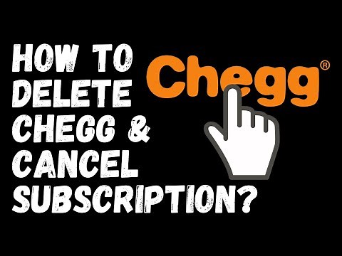 How to delete Chegg account permanently & How To Cancel Chegg Subscription