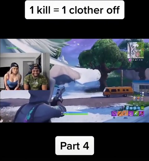 Fortnite Challenge: One Kill Equals One Clothing Piece Off