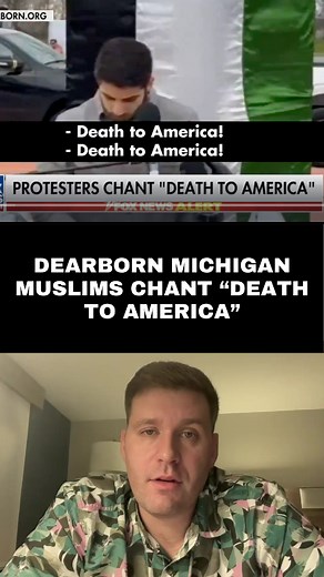 Muslims chant "death to America" in Michigan #dearborn #michigan #muslims #islam #rashidatlaib | Stephen Powell