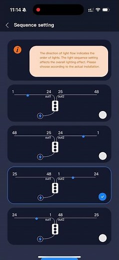 How to Set Lighting Sequence from ASAHOM APP? #christmasdecor #christmaslights