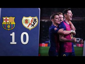 ✅ BARCELONA 1 RAYO VALLECANO 0 🏆 RESUMEN LA LIGA ESPAÑOLA