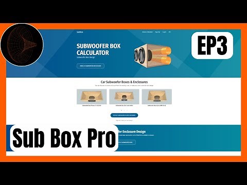 Using Sub Box Pro For Speaker Design