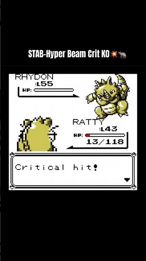 Raticate vs Rhydon
