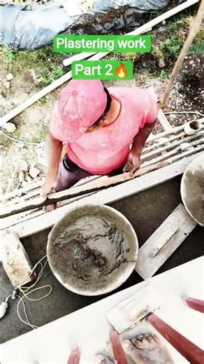 Plastering work part 2🔥🔥 #metion #shorts #viral