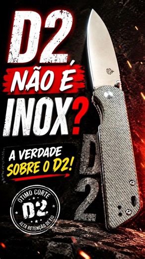A maior mentira sobre o aço D2!#febredoaço #edc#canivete#d2 #cutelaria