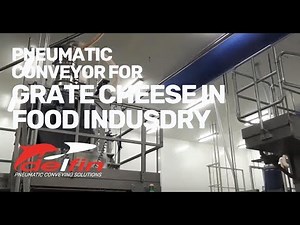 Pneumatic Conveyor for grate cheese in food industry | Pneumatic conveyors Delfin