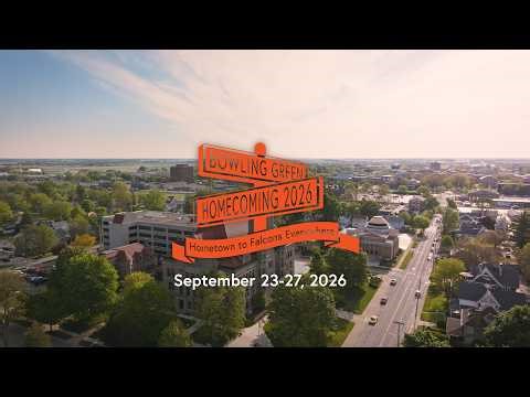 Hometown to Falcons Everywhere: A Nature Documentary for BGSU Homecoming 2026, Sept. 23-27