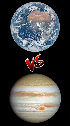 Planet sizes vs Earth