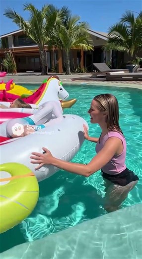 iJustine & Lucy’s Epic Pool Float Challenge!