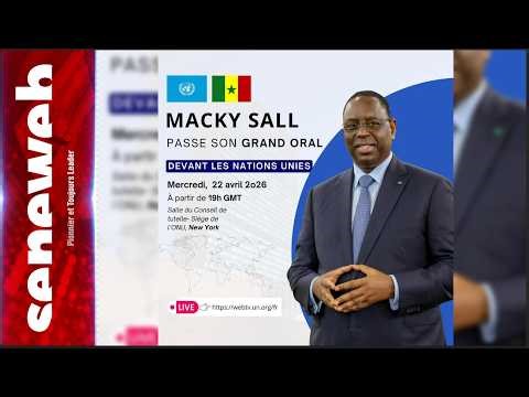 Suivez le Grand oral de Macky Sall devant les Nations unies