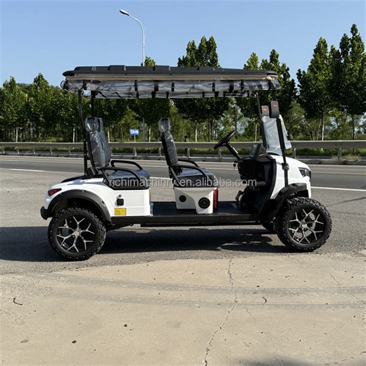 Premium Luxury Golf Car Battery Power 3-4 Golf Mini Cart for Golf Courses Sightseeing Perfect for Resort and Hotel Use