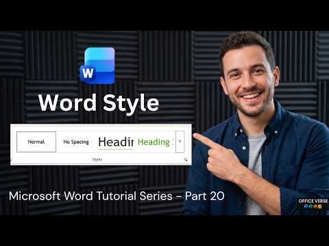 Word Style (Heading 1, Heading 2 etc.)