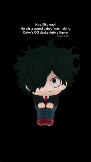 Creating a Figure of Deku's Original Design