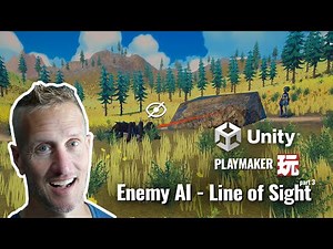 Unity Playmaker - Third Person - Enemy AI - Line of Sight