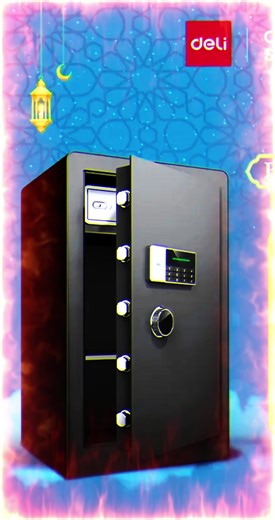 Digital Safe Box with Double Unlocking and LED Display