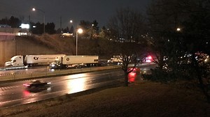 Freezing rain causes an estimated 50-car pileup, shuts down Oregon interstate for hours