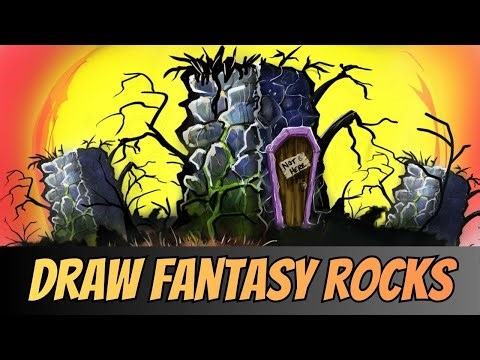 Fantasy Rocks That Look REAL | Drawing Tutorial