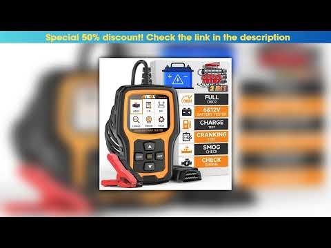 First Look ANCEL AD410 PRO Code Reader + Battery Test Check Engine With Full OBD2 Function Car Diag
