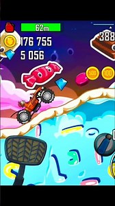 Hill Climb game most fastest monster truck #gaming #hillclimbracing #games #gameplay