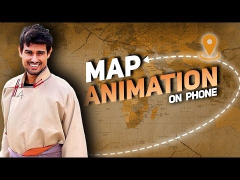 Map Animation Like ‪@dhruvrathee‬