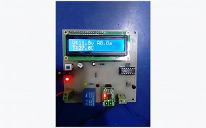 基于51单片机的小型脉冲式蓄电池充电器设计-LCD1602-ACS712-分压-PCF8591-RELAY-DS18B20DIY开发板套件18-889