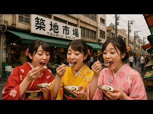 A largest fish 🐟 market in the world | Authentic Tsukiji Fish Market Experience