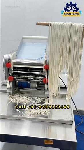 Chowmein Making Machine | Noodle making Setup | Noodle Cutter Roller Press Spaghetti #ytshorts 2025
