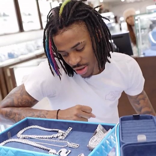 Ja Morant Ice Jewelry Collection Showcase