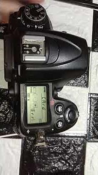 Nikon D7000 Error Slot Memory Card