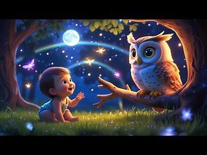 Baby & the Owl’s Magical Night Journey | Cute Animal Story