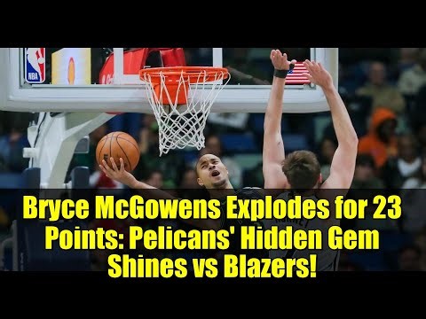 Bryce McGowens Explodes for 23 Points: Pelicans' Hidden Gem Shines vs Blazers!