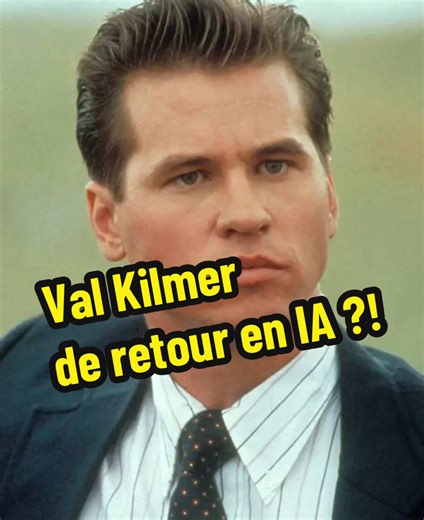 Val Kilmer sera de retour prochainement en total IA dans un film ! #filmtok #Valkilmer #IA #cinema #movie