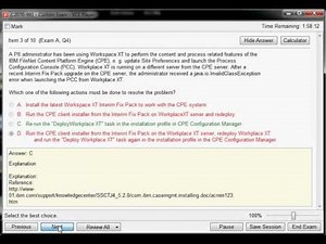 IBM FileNet P8 V5.2.1, Deployment Professional( C2070-991)