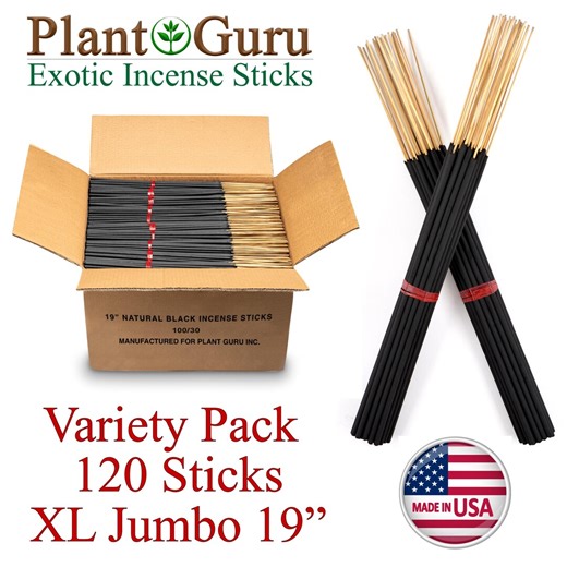 120 Jumbo Incense Sticks 19" Bulk Variety Pack Wholesale Lot Hand Dipped Mix - Etsy