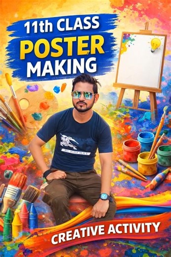 11th class #English# poster making #viral#yoma