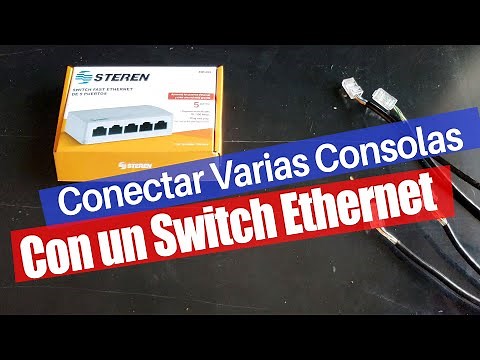 Conectar varias consolas al Internet con cable Ethernet