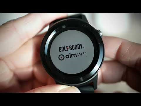 Golf Buddy aim W11 Golf GPS Watch - Unboxing