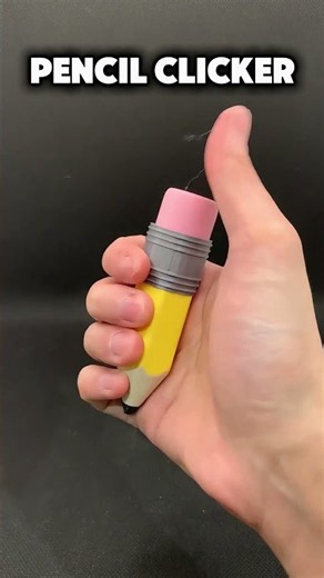 3D Printed Pencil Clicker #3dprinting #satisfying #diy #asmr #fidget